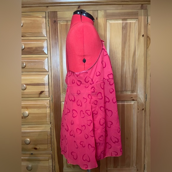 Cinema Etoile Heart Pattern Slip Dress - Picture 5 of 10